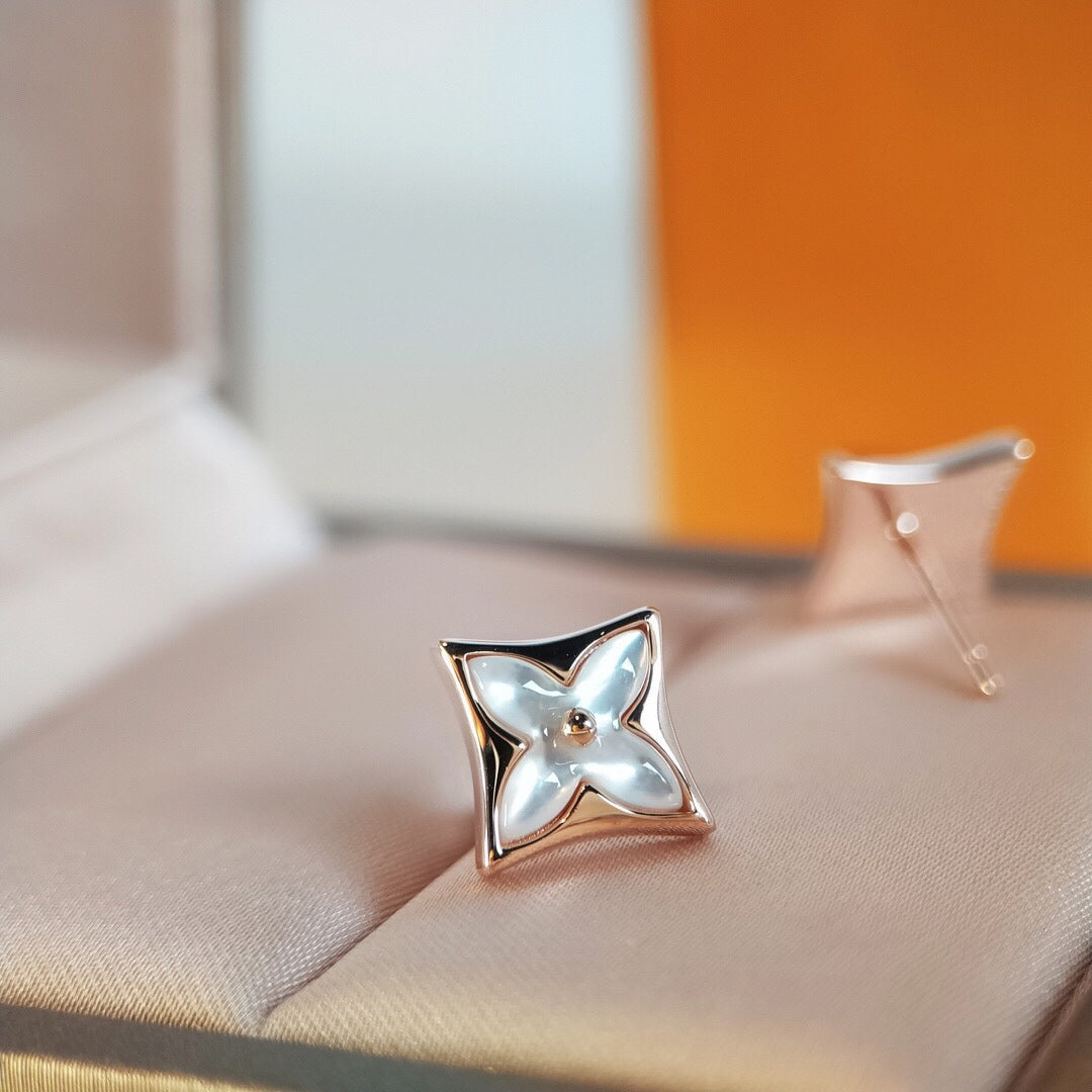[AW]STAR MOP ROSE GOLD EARRINGS