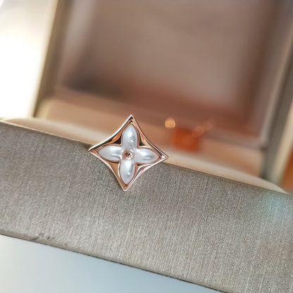 [AW]STAR MOP ROSE GOLD EARRINGS