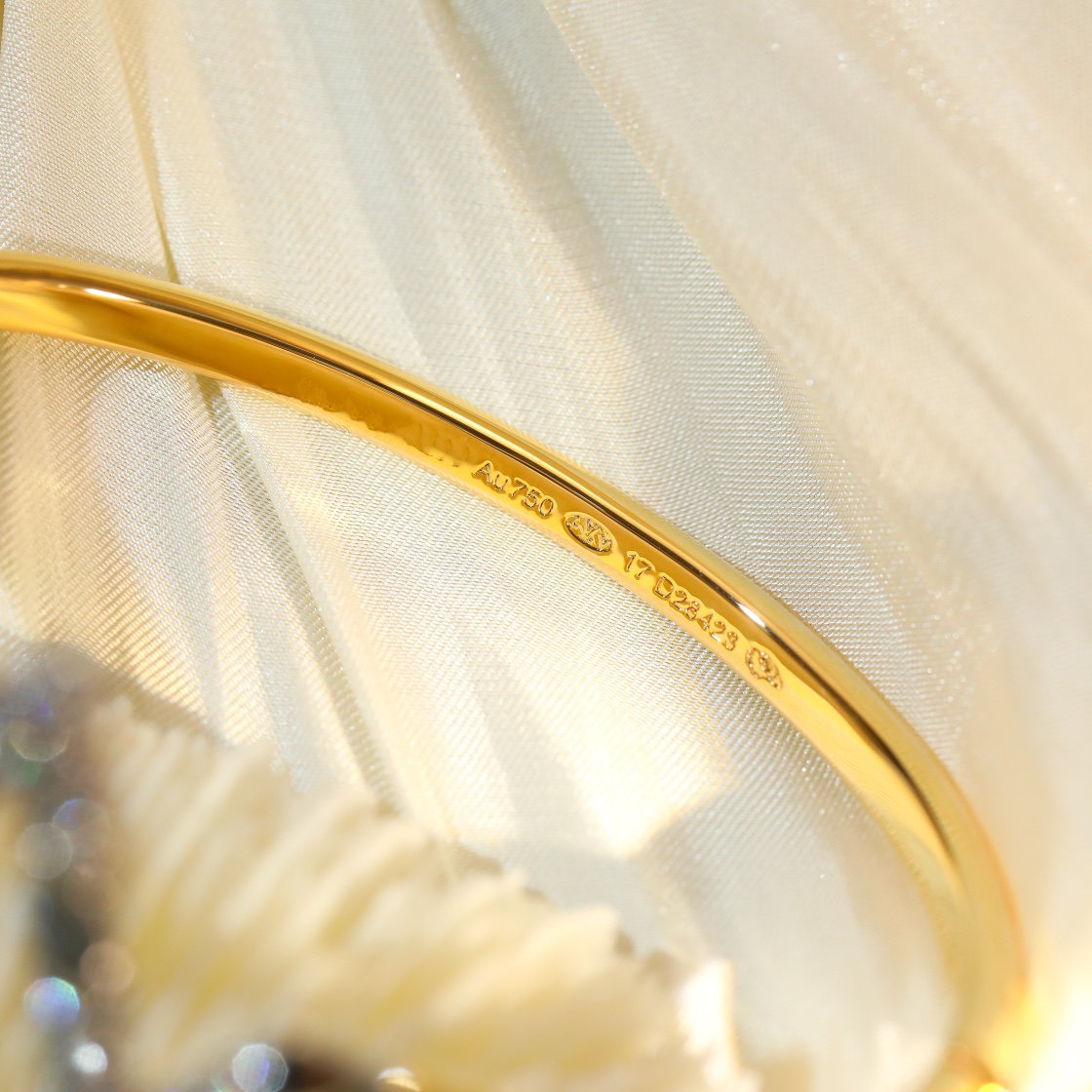 [AW]VOLTE UPSITE DOWN GOLD DIAMOND BRACELET