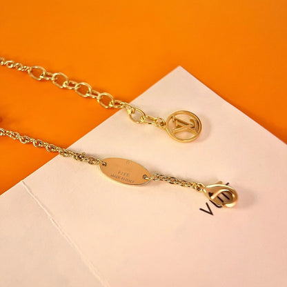 [AW]LOGO STAR MOTIF GOLD BRACELET
