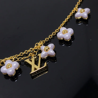 [AW]LOGO 6 MOTIF STAR AND SUN GOLD BRACELET