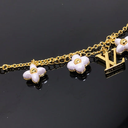 [AW]LOGO 6 MOTIF STAR AND SUN GOLD BRACELET