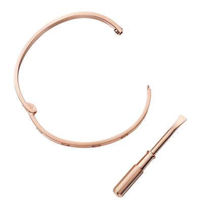 [AW]CLASSIC 6.1MM LOVE SINGLE-SCREW CLOSURE BANGLE