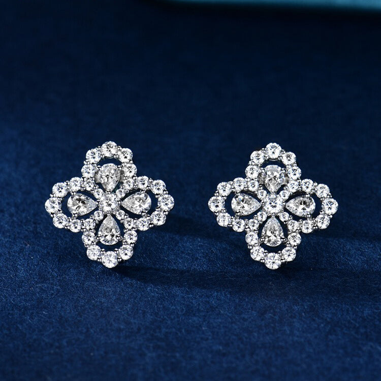 [AW]LOOP EARRINGS FULL MOTIF DIAMOND 16MM