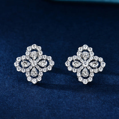 [AW]LOOP EARRINGS FULL MOTIF DIAMOND 16MM
