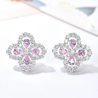 [AW]LOOP EARRINGS FULL MOTIF DIAMOND 16MM