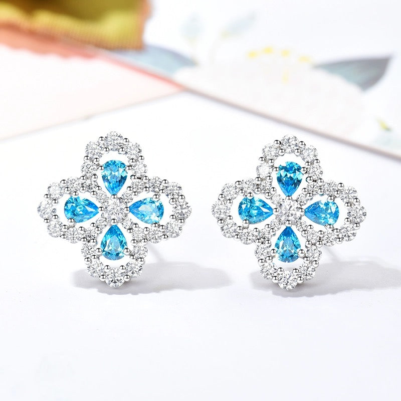 [AW]LOOP EARRINGS FULL MOTIF DIAMOND 16MM
