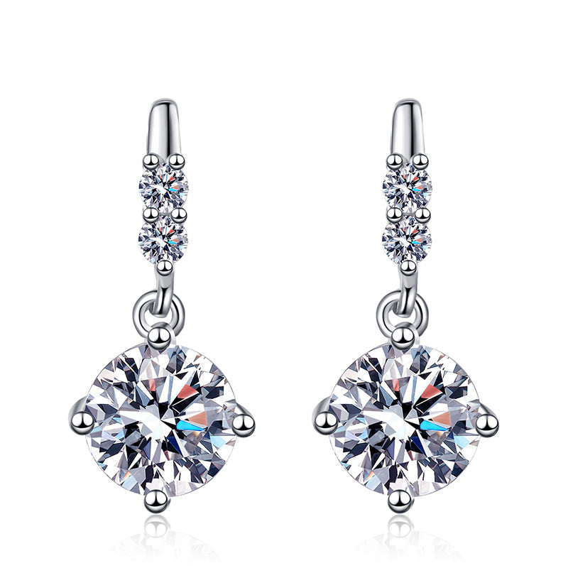 [AW]DYNAMIC TASSEL MOISSANITE DROP EARRINGS