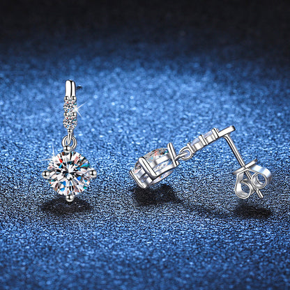 [AW]DYNAMIC TASSEL MOISSANITE DROP EARRINGS