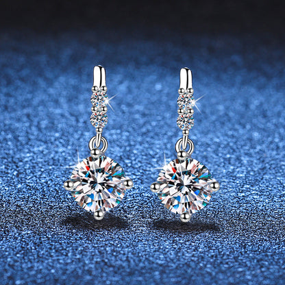[AW]DYNAMIC TASSEL MOISSANITE DROP EARRINGS