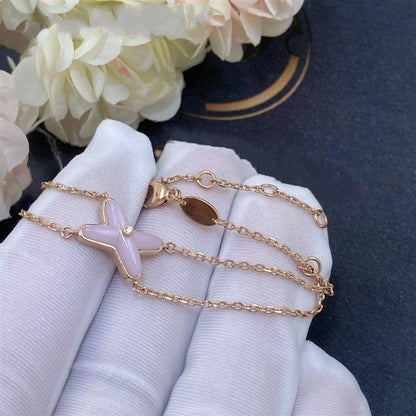 [AW]JEUX BRACELET PINK MOP ROSE GOLD 1 DIAMOND