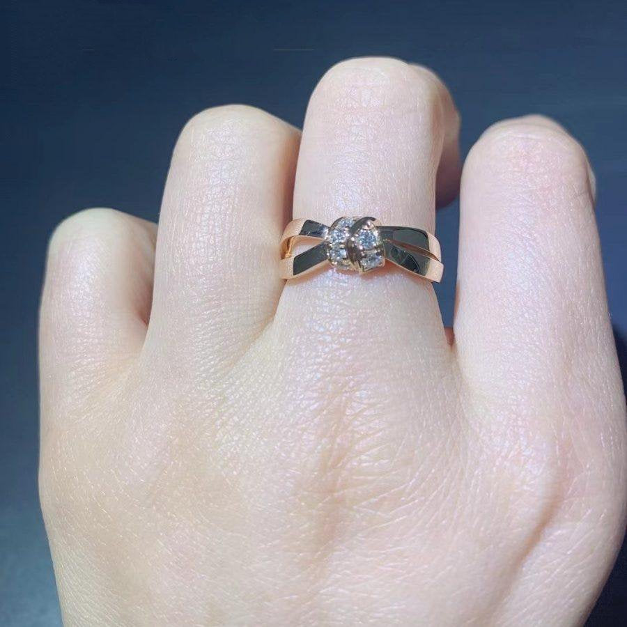 [AW]LIENS RING ROSE GOLD DIAMOND
