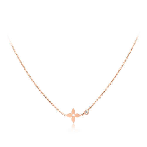 [AW]BLOSSOM PENDANT ROSE GOLD AND DIAMOND