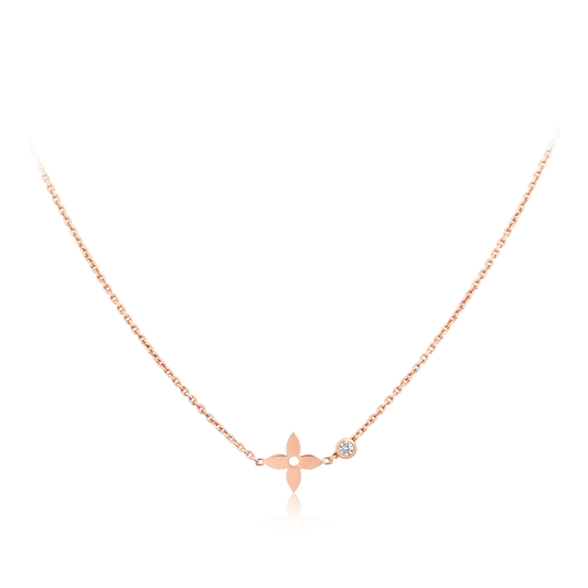 [AW]BLOSSOM PENDANT ROSE GOLD AND DIAMOND